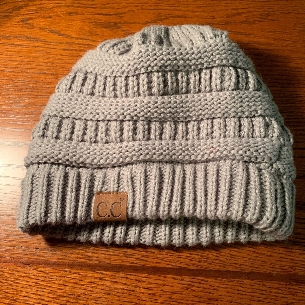 Grey C.C Beanie